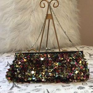 CATO Confetti Sequin Clutch